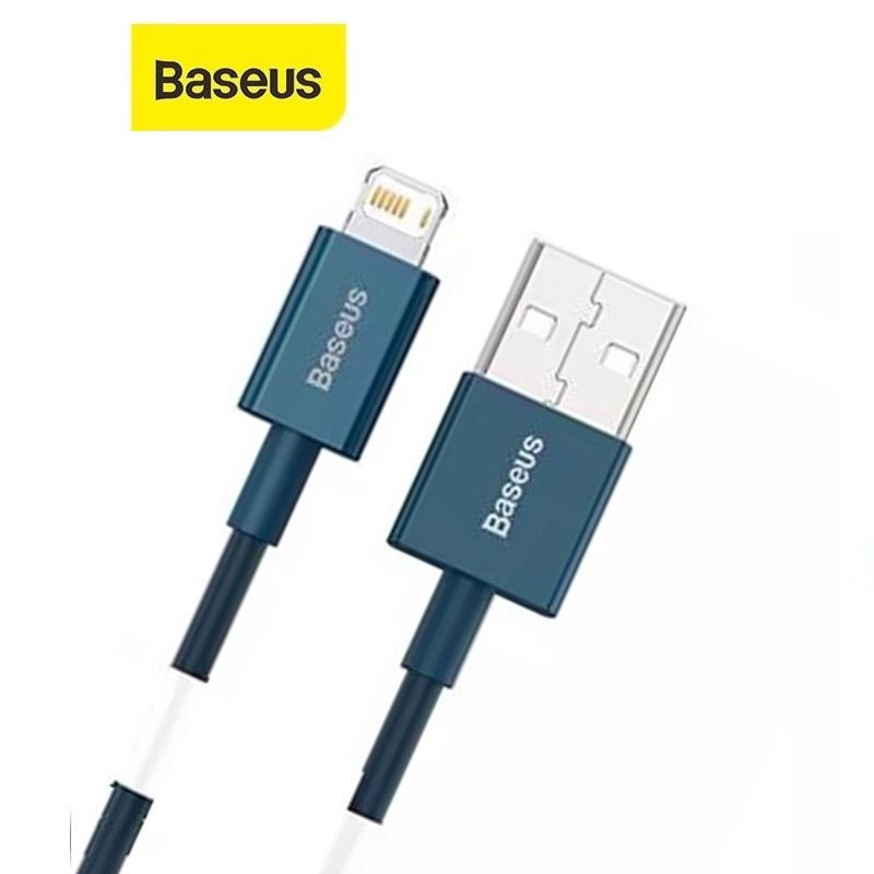 Cáp sạc 2.4A Baseus Superior Lightning truyền dữ liệu 480Mbps dây nhựa ABS dài 100CM