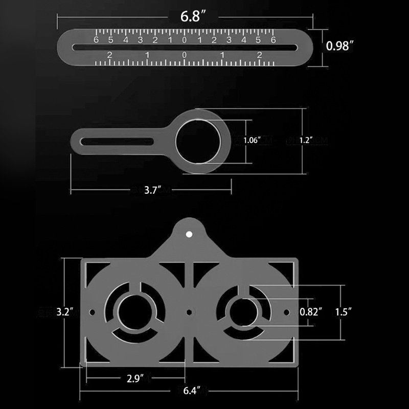 Thước đo góc đa năng bằng hợp kim nhôm