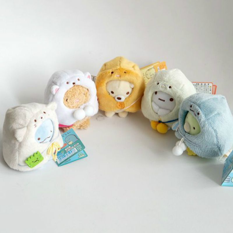 Móc Khóa Búp Bê Nhồi Bông Sumikko Gurashi 8-28cm