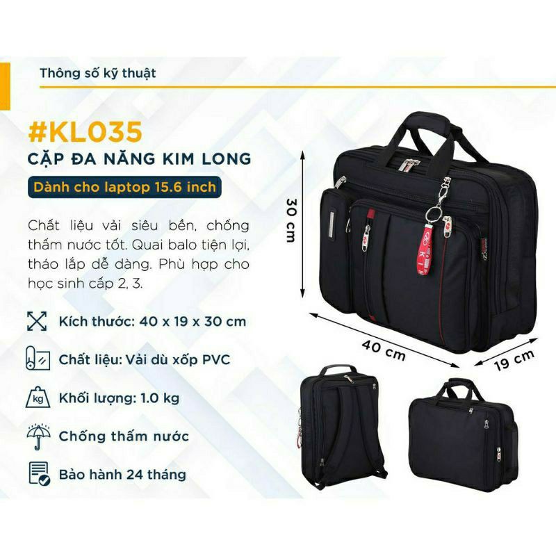 CẶP ĐA NĂNG KIM LONG CẶP HỌC SINH CẤP 2 CẤP3. | BigBuy360 - bigbuy360.vn