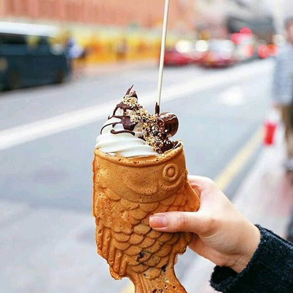 Khuôn Làm Bánh Cá Nhật Chống Dính Taiyaki 2 Bánh Hàng Đẹp Dragon