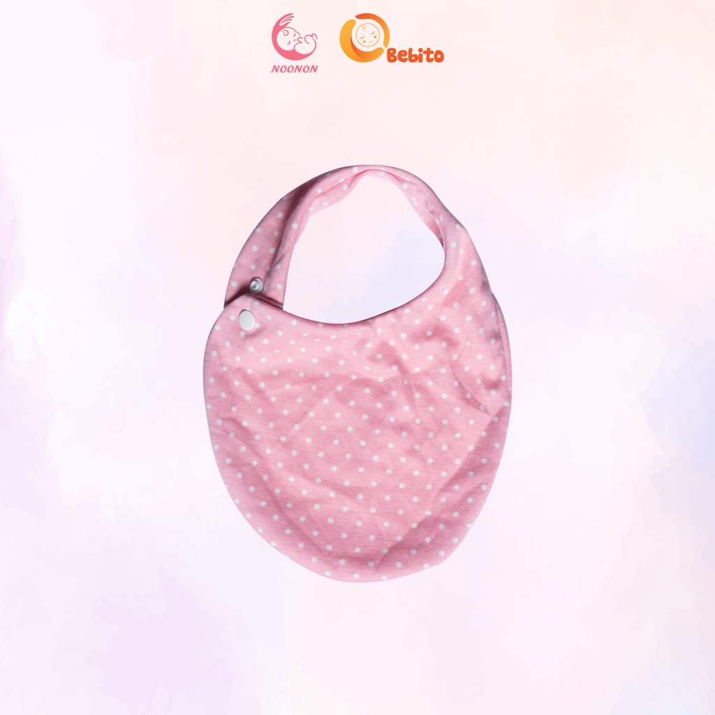 Yếm ăn dặm cho bé TURBAN yếm cúc bấm 2 nấc cao cấp chất liệu vải cotton - mã YADU01 - sp 18