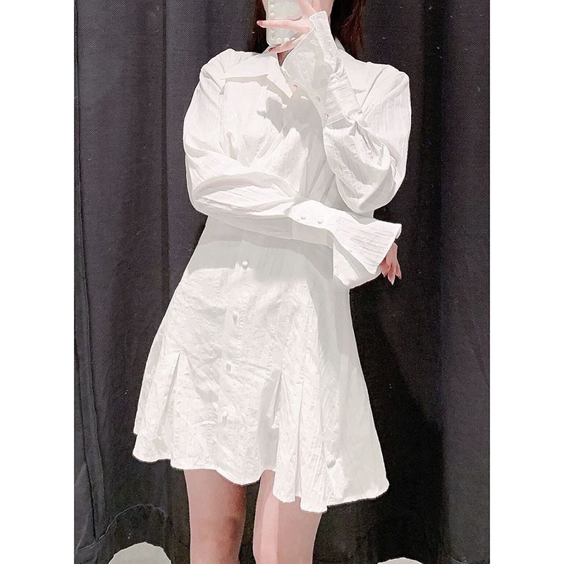 Váy Sơ Mi Dáng Xòe Hàng Quảng Châu Loại 1 M592-Teen 888