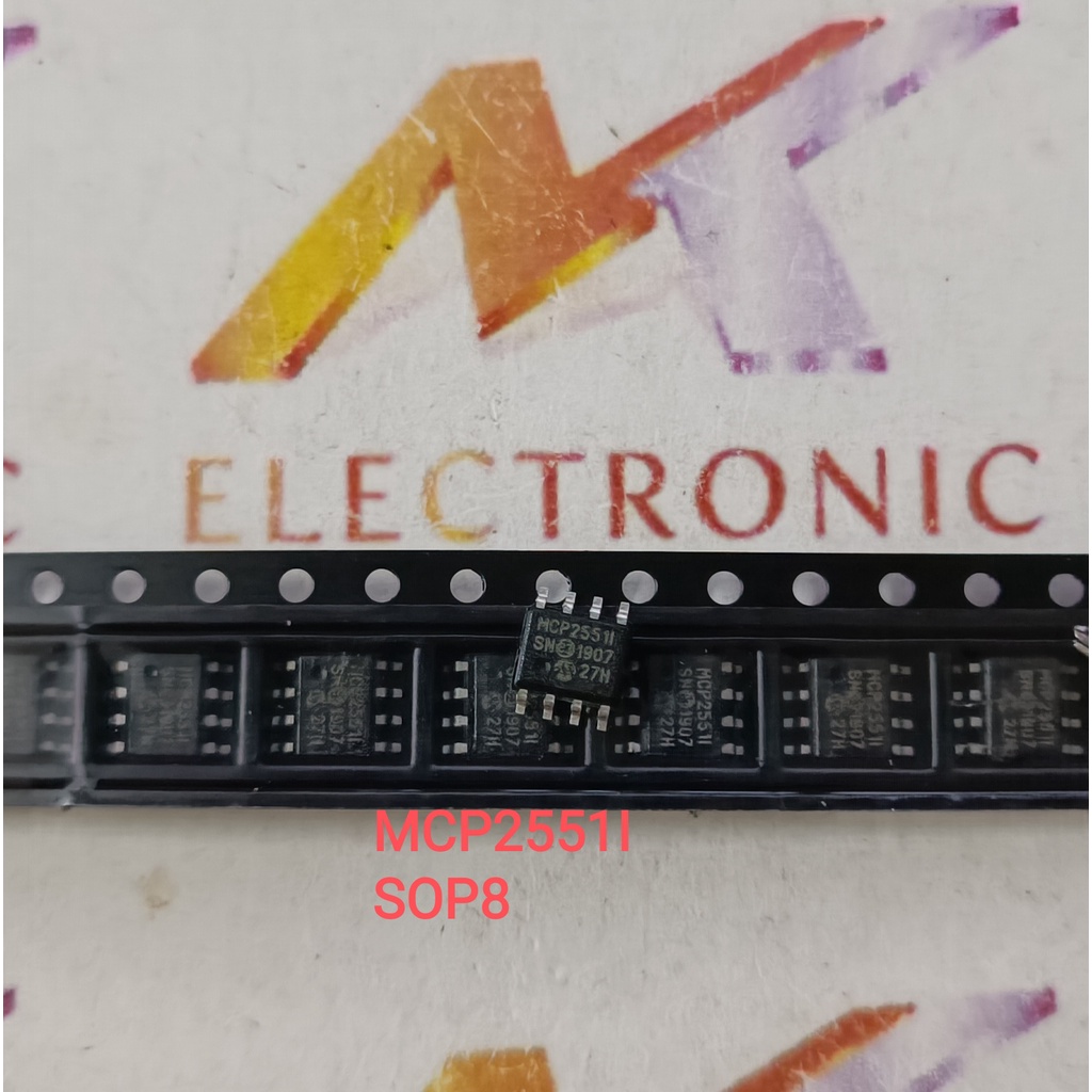 MCP2551T-I / SN MCP2551I SOP8 Chính hãng Microchip mới 100% (con)