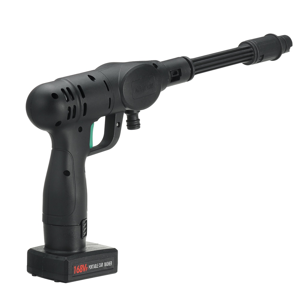Súng Xịt Nước Rửa Xe Áp Suất Cao 240w 168vf 20x15cm Có Thể Sạc Lại