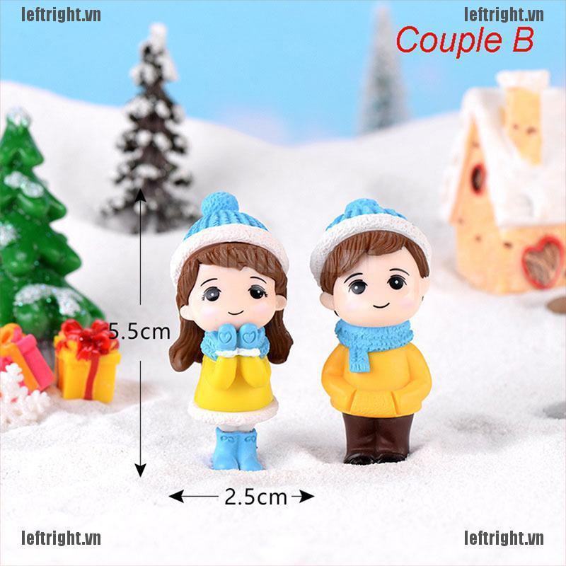 Mô Hình Người Tuyết Mini Trang Trí Sân Vườn