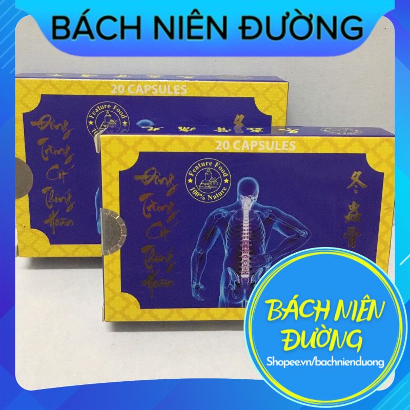 Đông Trùng Cốt Thống Hoàn Malaysia Hộp 20 viên Giảm đau nhức xương khớp hiệu quả