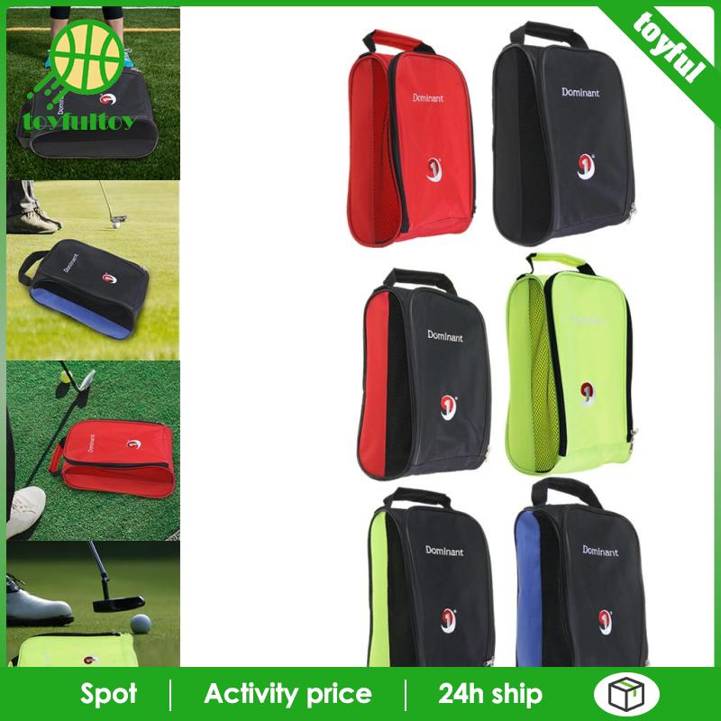 Túi Thông Gió Đựng Giày Đánh Golf Có Khóa Kéo Màu Đen