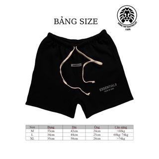 Quần Short Essentials Nỉ - Vải Chất Cao Cấp - QSE