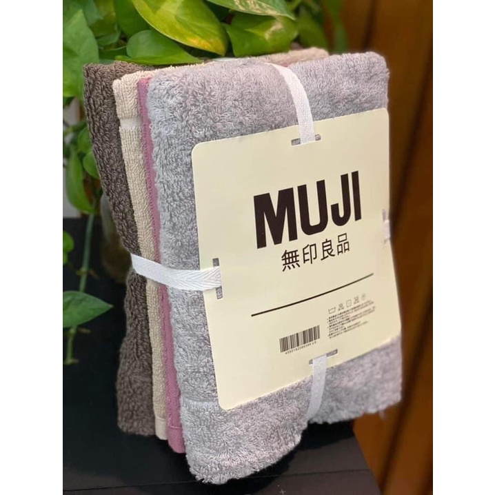 Set 4 Khăn Tắm Gội Siêu Bông, Siêu Đẹp