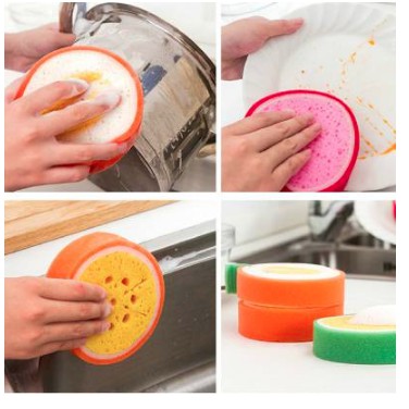 [RẺ VÔ ĐỊCH]Miếng Rửa Bát Hoa Quả Cute