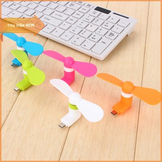 Quạt Mini Usb 2 Cánh Cắm Điện Thoại Android Iphone