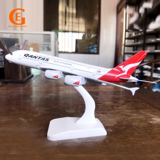 AIRCRAFT MODEL Mô Hình Máy Bay Airbus Airways A380 16cm / 20cm Bằng Hợp Kim