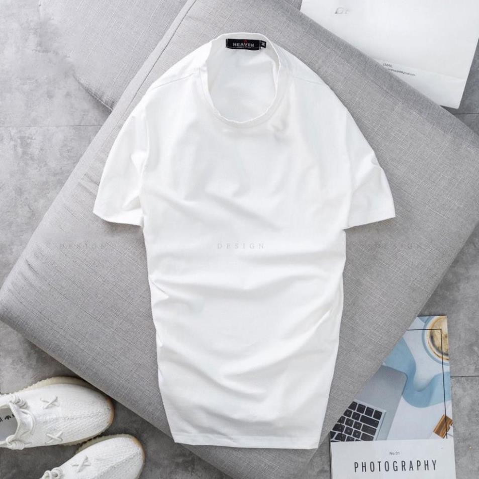 Áo thun trắng nam tay ngắn Hamino unisex cổ tròn đẹp basic cao cấp vải thun co giãn 4 chiều G | BigBuy360 - bigbuy360.vn