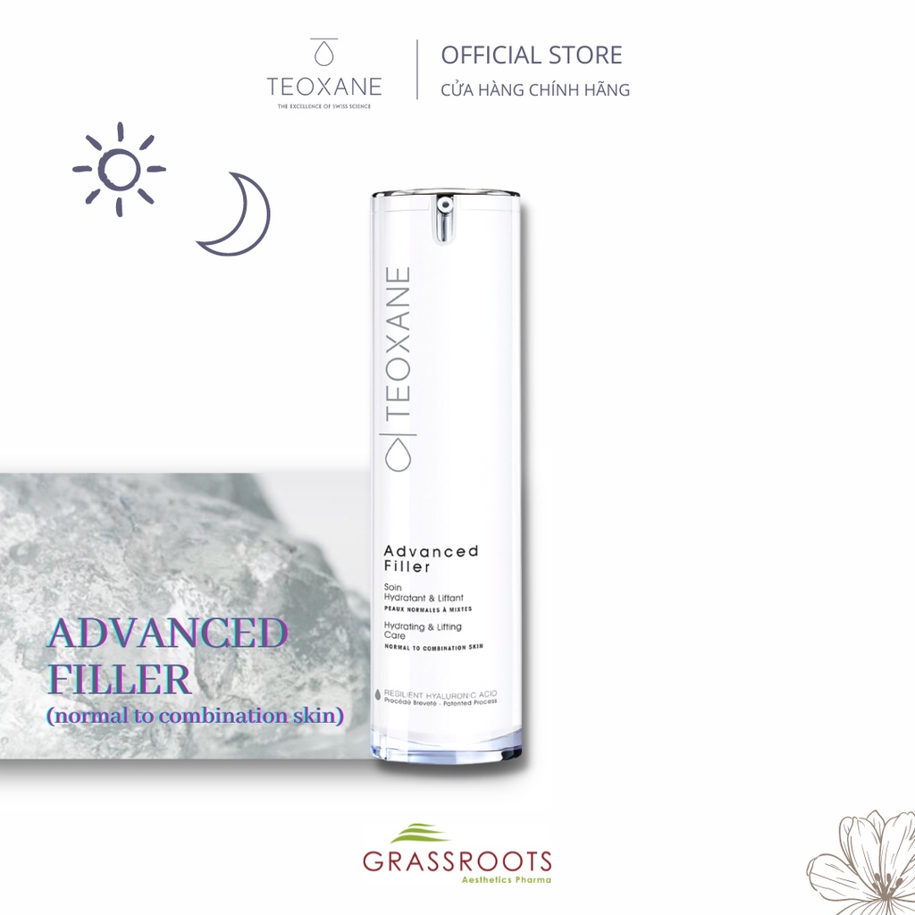 Kem dưỡng da chống nhăn ban ngày cho da thường và da hỗn hợp Teoxane Advanced Filler Normal To Combination Skin 50ml