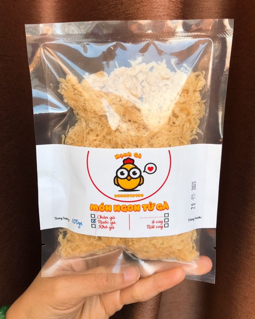Ruốc gà / chà bông gà làm bánh / ruốc gà Keto 100gr