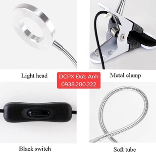 Đèn led mini kẹp bàn