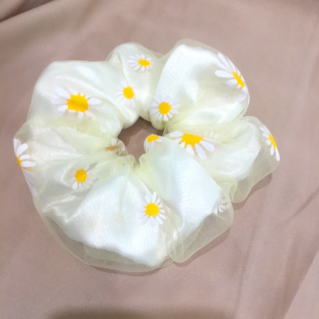 Dây buộc tóc scrunchies 2 lớp hàng đẹp,phụ kiện tóc nữ nhiều mẫu