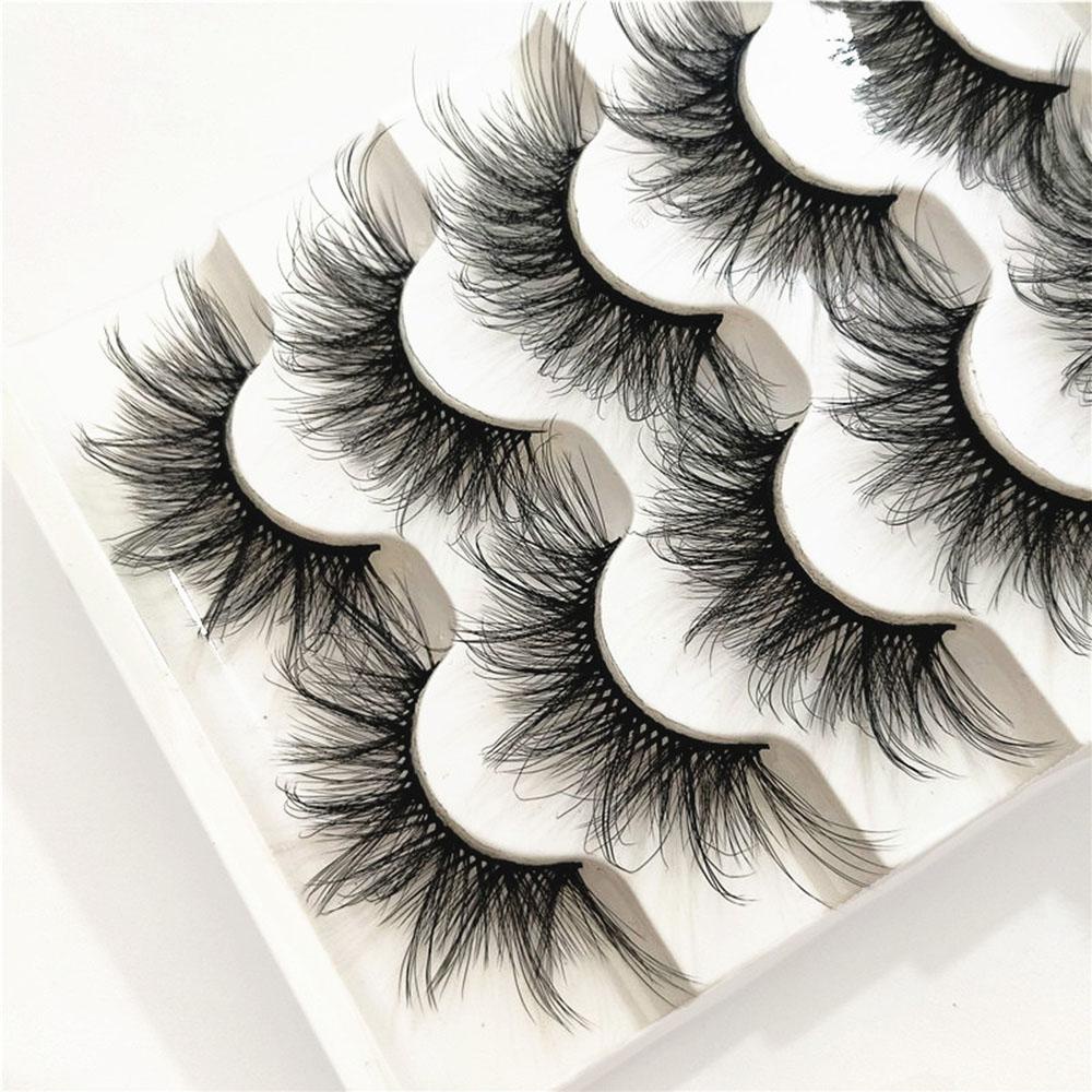 MIH Set 5 Cặp Lông Mi Giả 3D SKONHED Dùng Trang Điểm