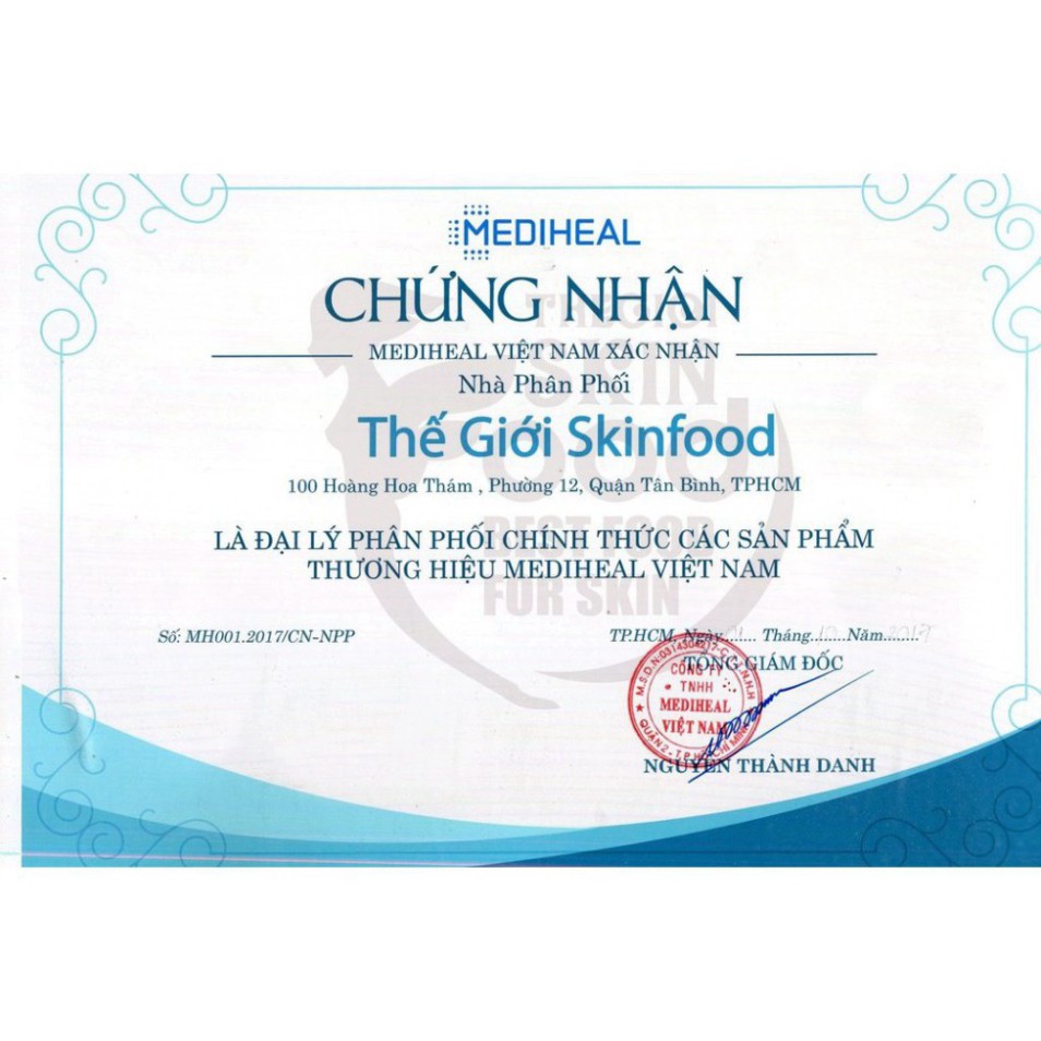 Mặt Nạ Nâng Cơ, Giảm Mỡ Thừa Tạo Hình V-Line Mediheal V.T.R Stretching Patch 20ml EQ5