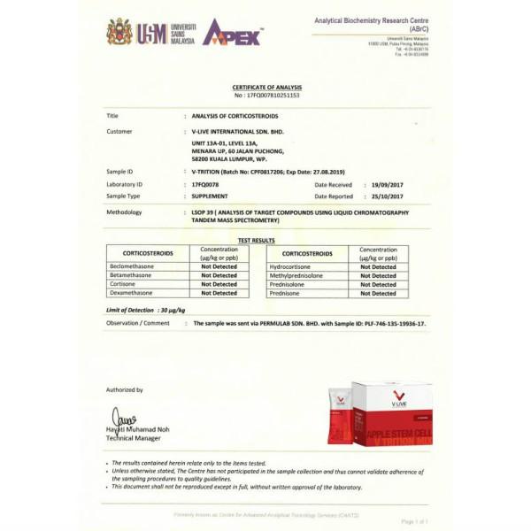 V-Trition - Bộ 3 thực phẩm dinh dưỡng tế bào Vlive - 28 gói/hộp