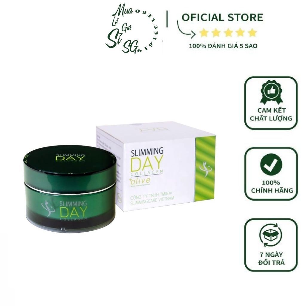 Kem Tan Mỡ Bụng Collagen Olive Sliming Day Thế Hệ Mới An Toàn Cho Mẹ Sau Sinh Cho Con Bú (Sẵn SLL)