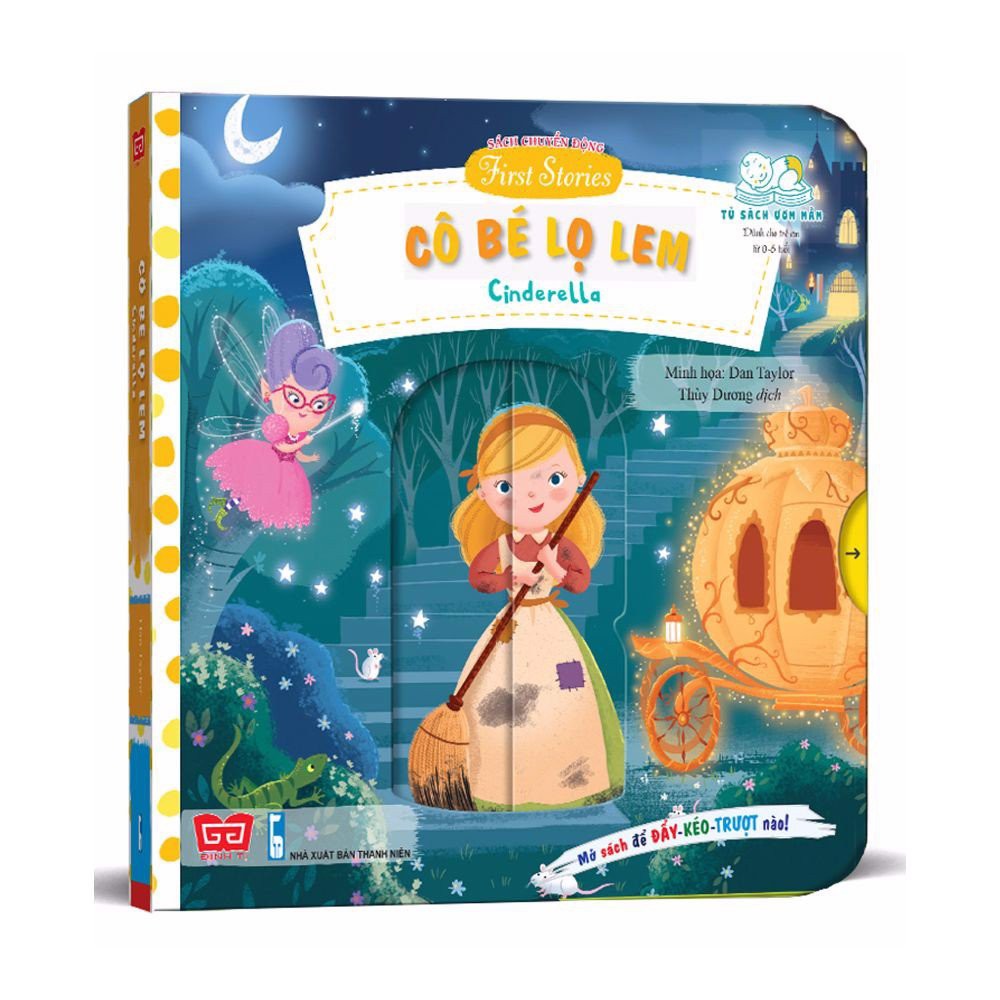 Sách Tương Tác - Sách Chuyển Động - First Stories – Cinderella - Cô Bé Lọ Lem