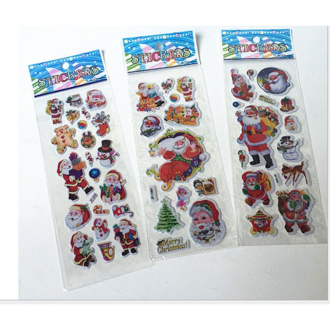 Sticker noel 3D nổi không thấm nước