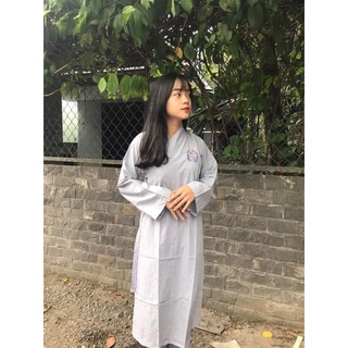 Áo Tràng đi chùa _ Chất vãi katê