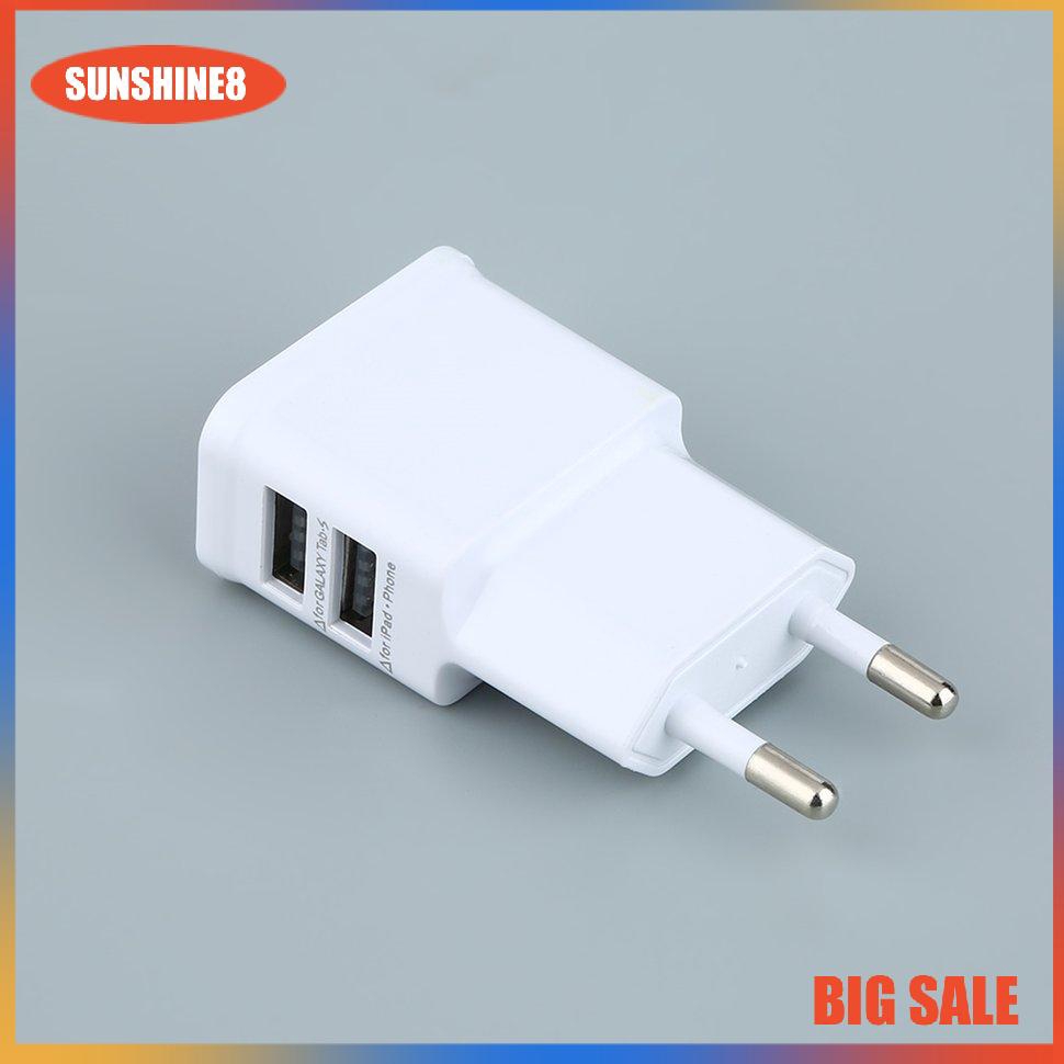 Củ Sạc 2 Cổng Usb 5v 2a Cho Điện Thoại Máy Tính Bảng