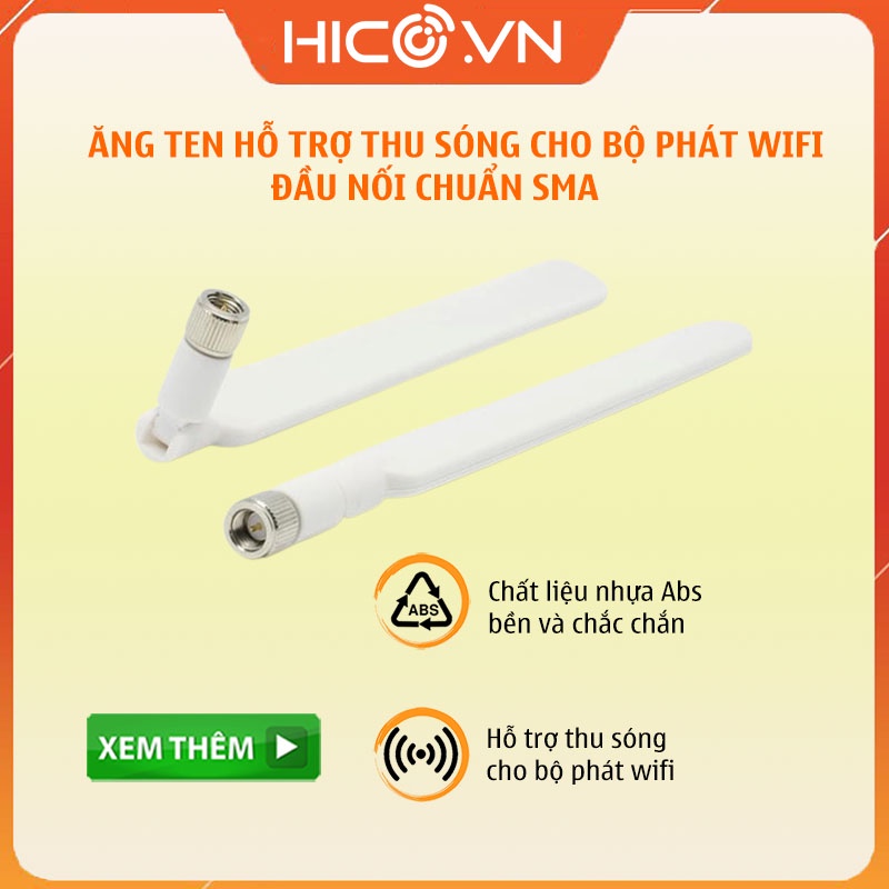 Ăng-ten, Antena chuẩn sma AT01 hỗ trợ thu sóng cho các thiết bị phát wifi huawei b683 , b310 , b593 , b311 , b312...