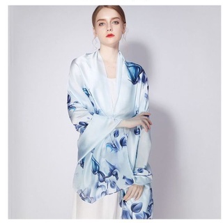 Khăn lụa 4 mùa hottrend size 90x180