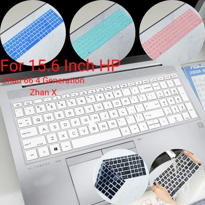 Miếng Silicon Mềm Siêu Mỏng Bảo Vệ Bàn Phím Cho Zhan 66 4 Generation Zhan X Laptop 15.6 &quot;