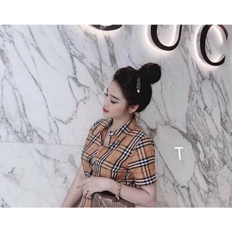 Áo sơ mi Burberry kẻ