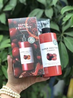 Sữa rửa mặt rau củ thải độc Super Vegitoks Cleanser 300ml