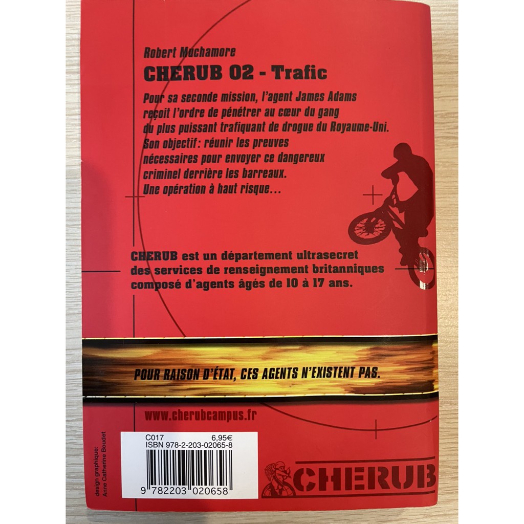 Sách - Tiểu thuyết thiếu niên tiếng Pháp : Cherub Tome 2/ Trafic