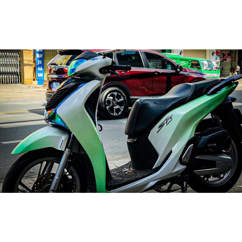 Tem Trùm SH 150i Loang Trắng Xanh LÁ,Team Decal SH