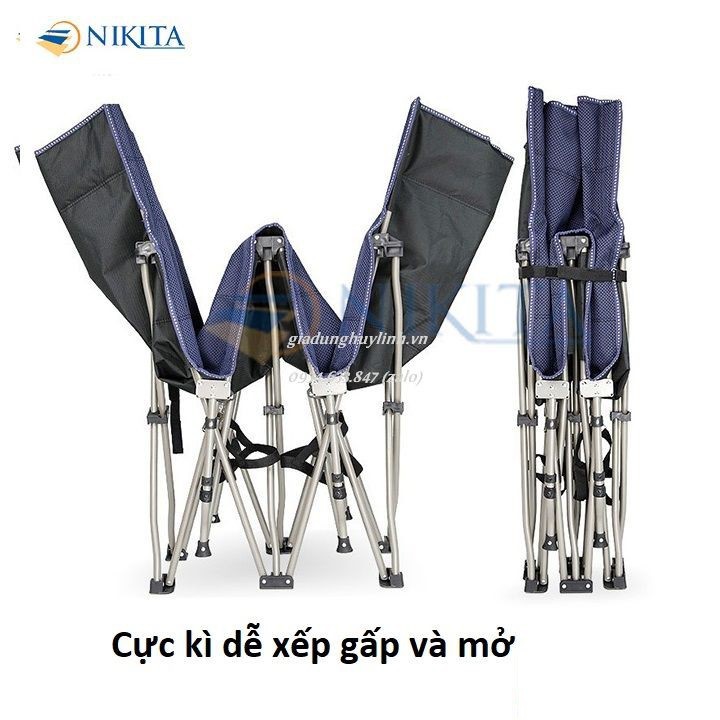 [FREESHIP] GIƯỜNG XẾP GỌN DU LỊCH NIKITA 1m8