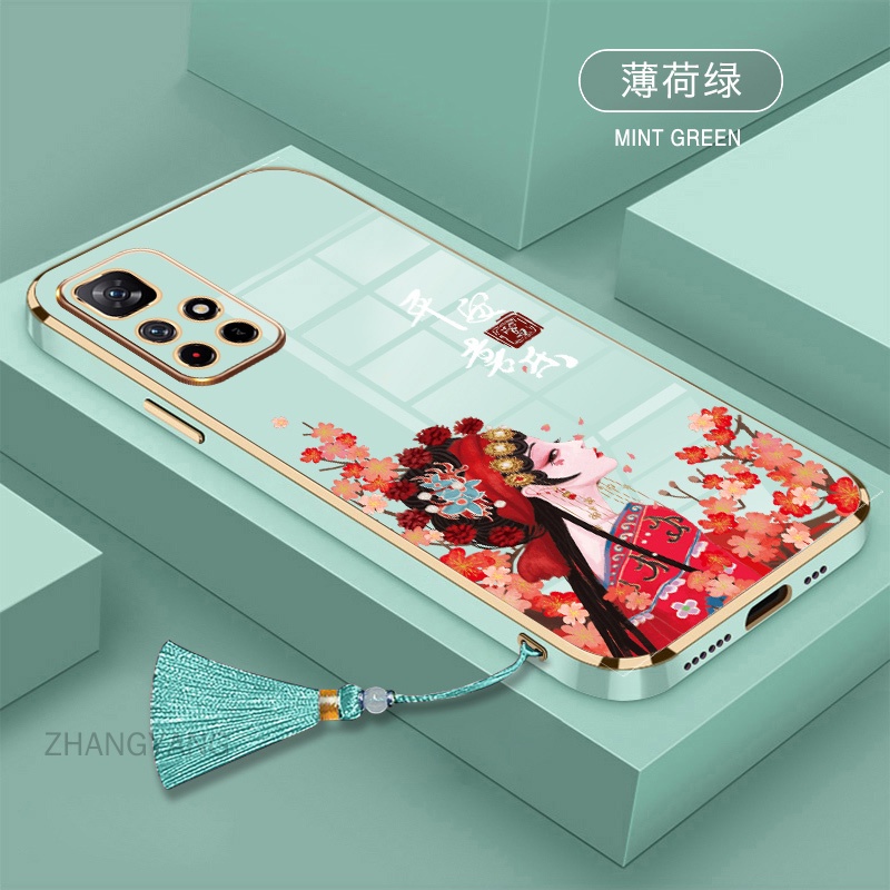 Ốp Điện Thoại TPU Silicone Mềm Mạ Điện Có Dây Đeo Cho Redmi 9a 9t 9c 10c