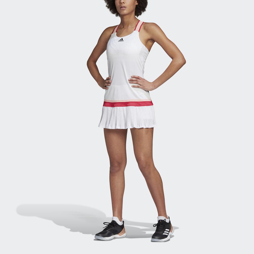 Áo Tee adidas TENNIS Nữ VÁY TENNIS LƯNG CHỮ Y HEAT.RDY Màu xanh dương GH4632