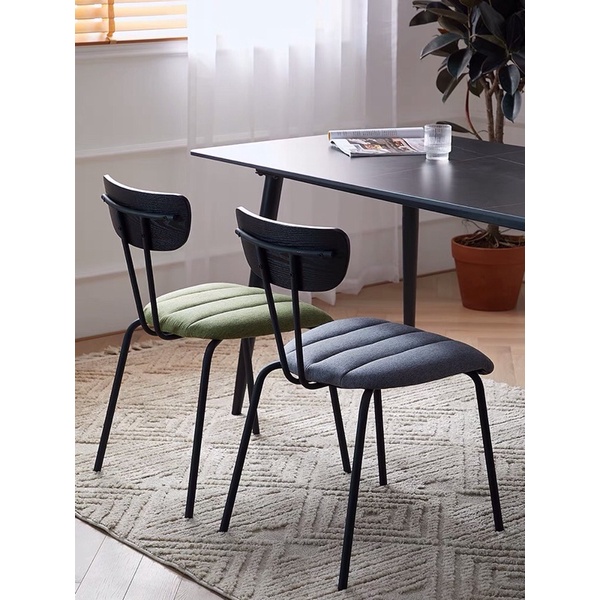 Ghế tựa lưng Cushion chair decor phòng khách, phòng ăn retro - ghế con kiến phong cách Bắc Âu