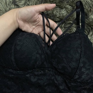 Bra ống size lớn màu đen