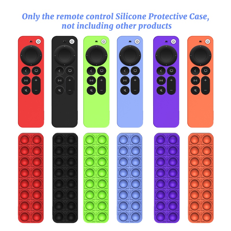 Ốp Silicone Bảo Vệ Cho Điều Khiển Từ Xa Siri TV 4K 2021 TV Siri Thế Hệ 2