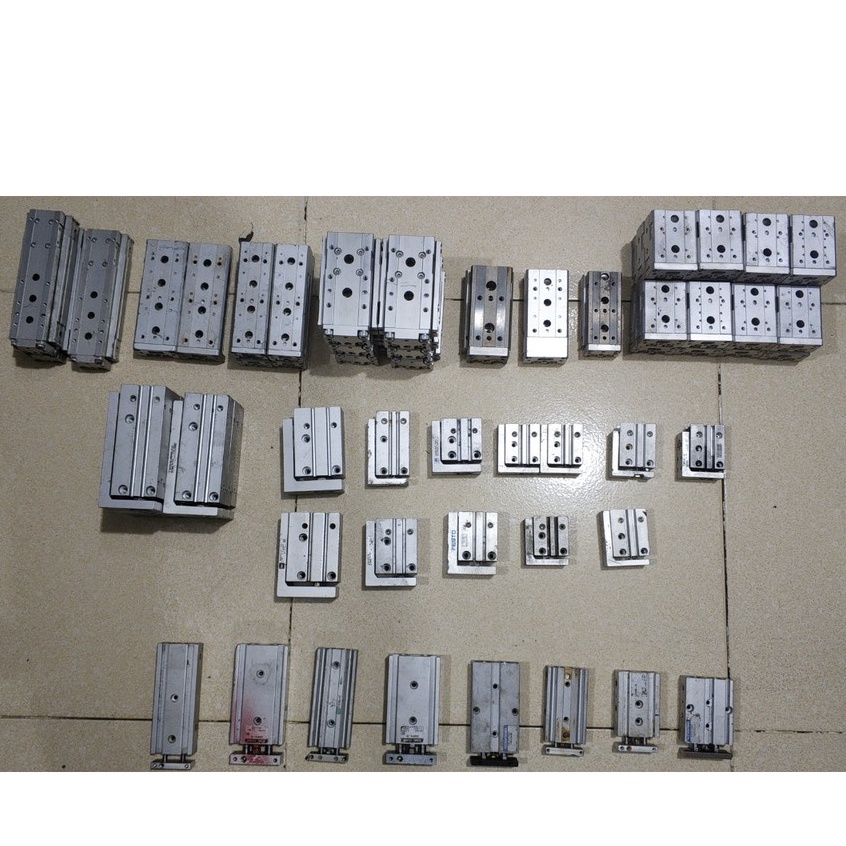Xi lanh hơi loại 2 ty, có ray, tháo máy công nghiệp