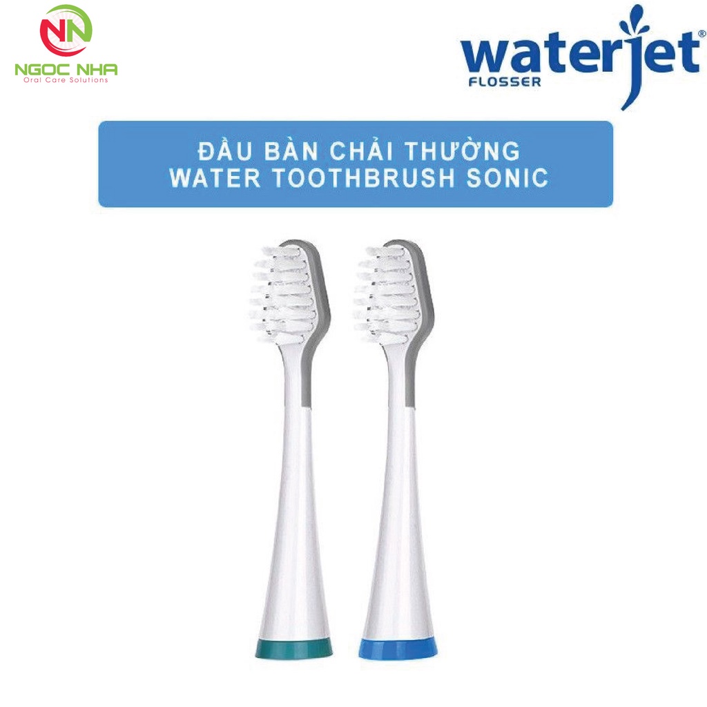 Đầu thay thế bàn chải điện sóng âm Waterjet - Sonic toothbrush head Waterjet 2 pcs – vỉ 2 cái