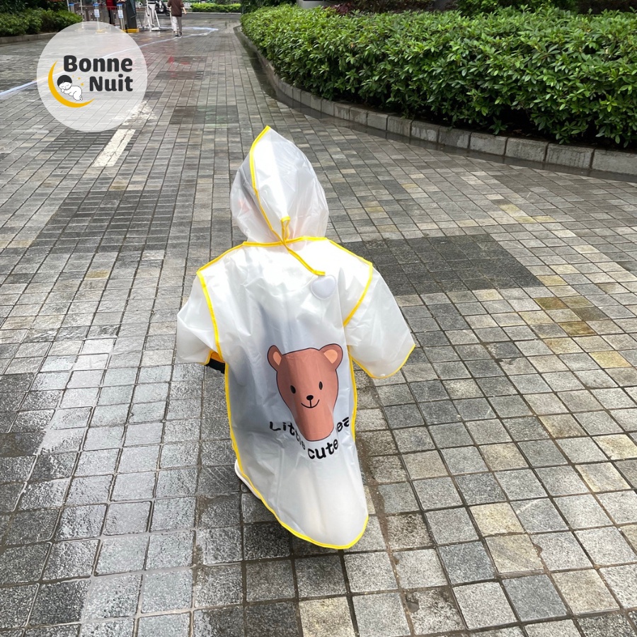 Áo mưa cho bé⭐️Áo mưa trẻ em trong suốt ⭐️ Áo mưa cho bé 1-9 tuổi ⭐️ 4 hoạ tiết siêu yêu