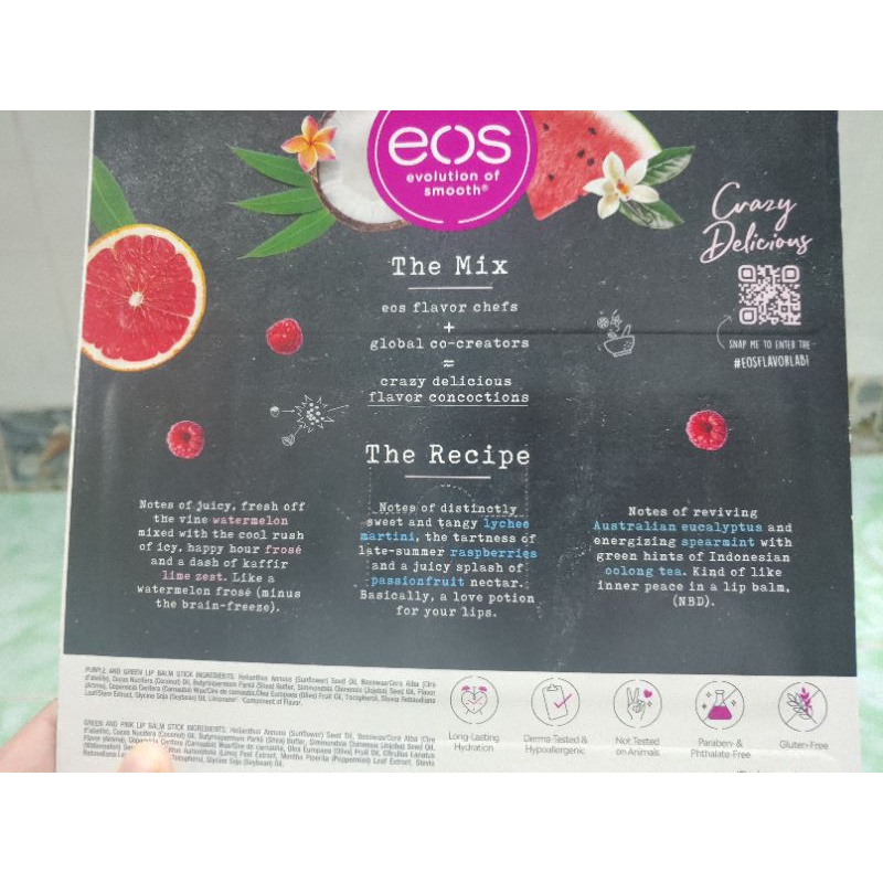 Son Dưỡng Môi EOS 100% Natural Organic Shea Lip Balm