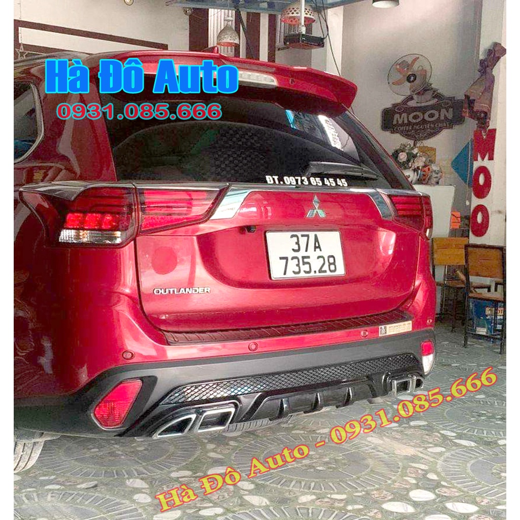 Líp Chia Pô Mitsubishi Outlander 2017 2018 2019 2020 2021 2022 - Độ Líp Pô Outlander 2017/2022