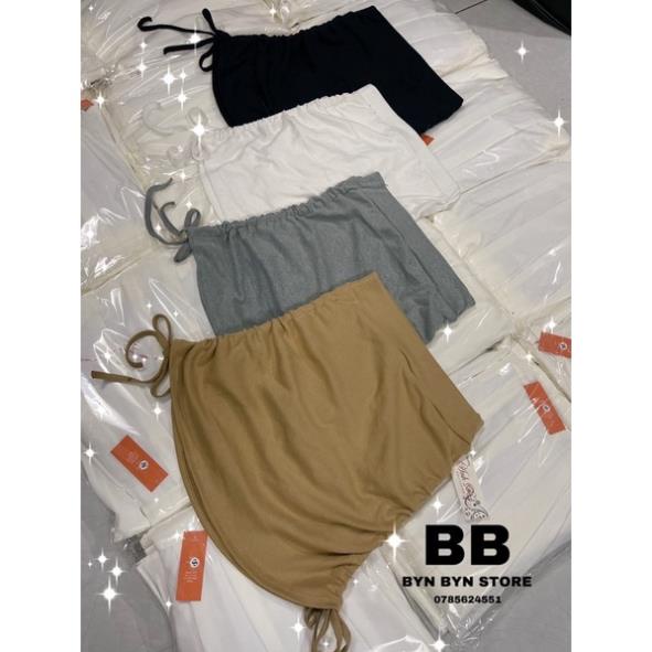 CHÂN VÁY RÚT DÂY HAI BÊN ÔM BODY ( KÈM QUẦN TRONG) CÓ 4 MÀU [Hàng Siêu Cấp] | BigBuy360 - bigbuy360.vn