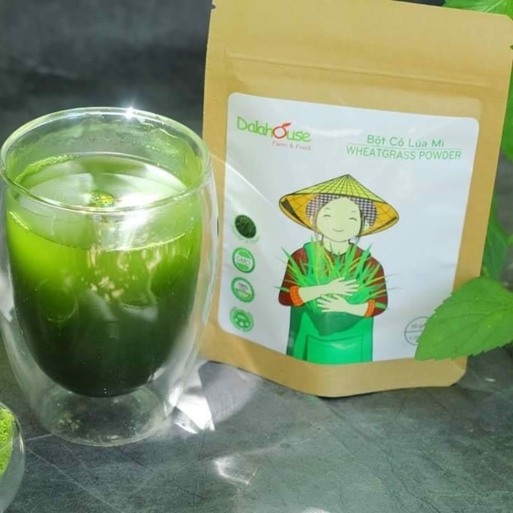 Bột Cỏ Lúa Mì Hữu Cơ Sấy Lạnh Dalahouse 50g / 120g